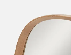 DONTE oak framed mirror 45 cm x 115 cm