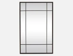 DORA oak framed mirror 100 cm