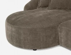 DOYER modern left-facing sectional sofa