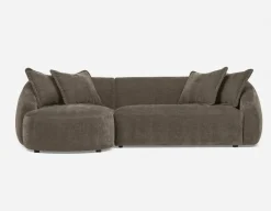 DOYER modern left-facing sectional sofa