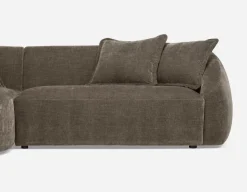 DOYER modern left-facing sectional sofa