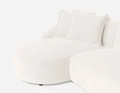 DOYER modern left-facing sectional sofa