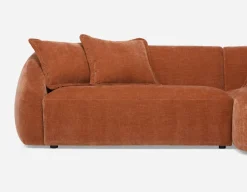 DOYER modern right-facing sectional sofa
