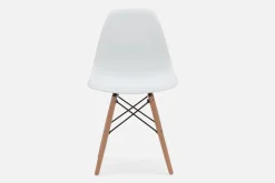 EIFFEL mid-century modern chair with solid beech wood legs