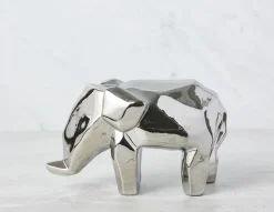 ELEPHANT metallic sculpture 25 cm