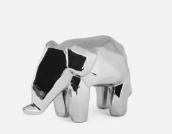 ELEPHANT metallic sculpture 25 cm