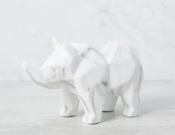 ELEPHANT metallic sculpture 25 cm