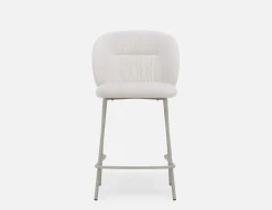 ELODI contemporary counter stool with backrest 66cm