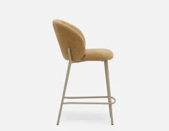 ELODI contemporary counter stool with backrest 66cm