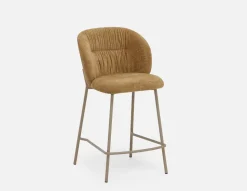 ELODI contemporary counter stool with backrest 66cm