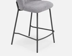 ELODI contemporary counter stool with backrest 66cm