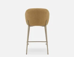 ELODI contemporary counter stool with backrest 66cm