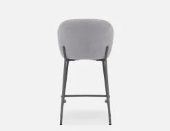 ELODI contemporary counter stool with backrest 66cm