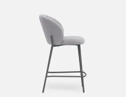 ELODI contemporary counter stool with backrest 66cm