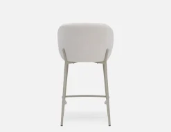 ELODI contemporary counter stool with backrest 66cm