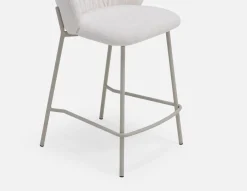 ELODI contemporary counter stool with backrest 66cm