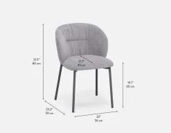 ELODI contemporary dining chair