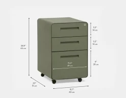 ERNESTO contemporary filing cabinet