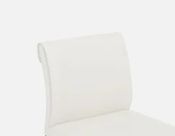 EVA 100% leather modern counter stool 66cm