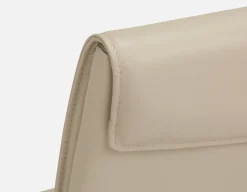 EVA 100% leather modern counter stool 66cm