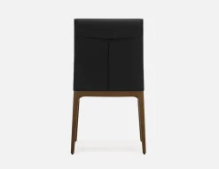 EVA 100% leather modern dining chair