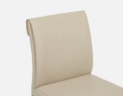 EVA 100% leather modern dining chair