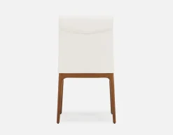 EVA 100% leather modern dining chair