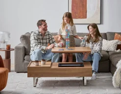 EVO walnut veneer lift-top storage coffee table 120 cm
