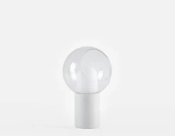 EVY led table lamp with marble base 41 cm height