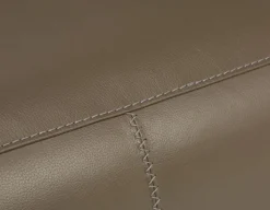 FAOUZI leather contemporary power recliner sofa