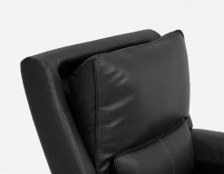 FAOUZI leather contemporary power recliner armchair