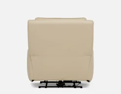 FAOUZI leather contemporary power recliner armchair