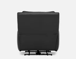 FAOUZI leather contemporary power recliner armchair