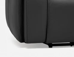 FAOUZI leather contemporary power recliner armchair