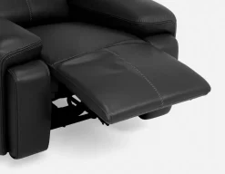 FAOUZI leather contemporary power recliner armchair