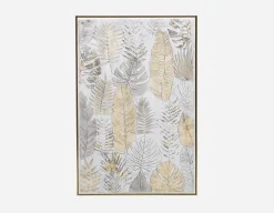 FEUILLES I framed hand embellished giclée 80x120cm