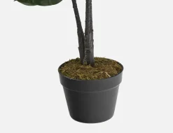 FICUS ELASTICA artificial potted plant 130 cm