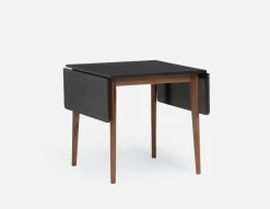 FINA modern contemporary dining table with 2 drop leaf extension 74cm to 134cm