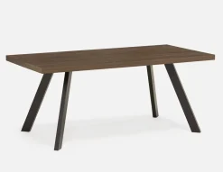FINA modern contemporary dining table with 2 drop leaf extension 74cm to 134cm