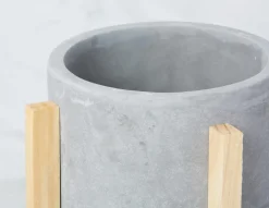 FLAVIN cement pot 24 cm