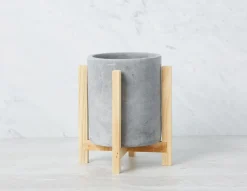 FLAVIN cement pot 24 cm
