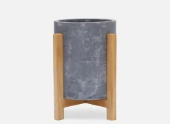 FLAVIN cement pot 24 cm