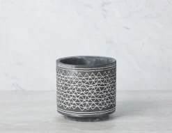 FLAVIN cement pot 24 cm
