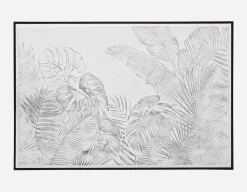 FLORA I framed hand embellished giclée 60x90cm