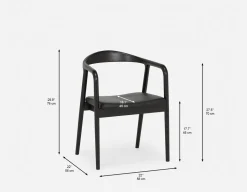 FREYA mid century modern dining chair