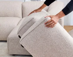 GABE 5-pc apartment sized modular sectional sofa