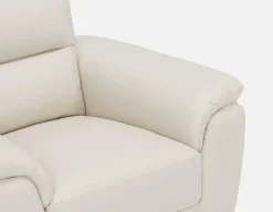 GAMARRA 100% leather contemporary armchair