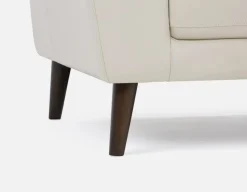 GAMARRA 100% leather contemporary armchair