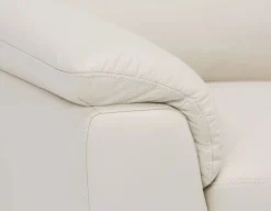 GAMARRA 100% leather modern contemporary loveseat