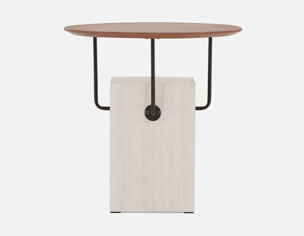 GENNY modern contemporary end table 48cm